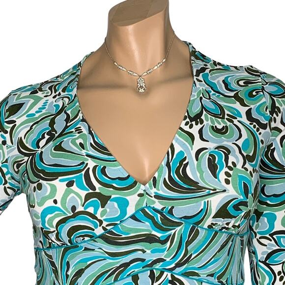 New York & Company Top Long Sleeve Stretch Size L - Picture 2 of 11